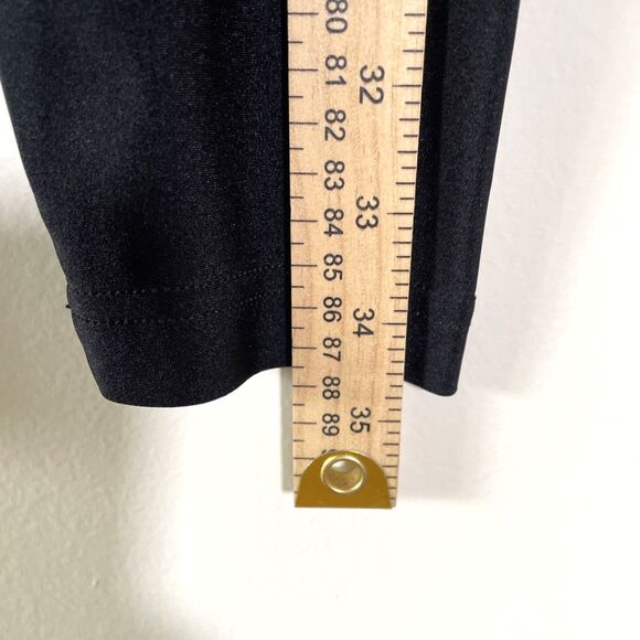 American Apparel Women's Nylon Tricot Leggings Black Size Small Stretch Made USA - Picture 8 of 8